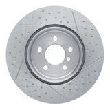 Dynamic Friction 2013-2021 BMW 328i Rear Brake Rotor - Dimpled and Slotted (345x24 Vented) by Dynamic Friction Company 640-31114