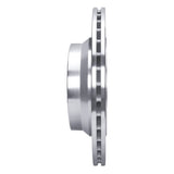 Dynamic Friction 2003-2017 Mercedes-Benz CLS400 Rear Left Dimpled & Slotted Silver Brake Rotor by Dynamic Friction Company 641-63053L