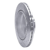 Dynamic Friction 2003-2017 Mercedes-Benz CLS400 Rear Left Dimpled & Slotted Silver Brake Rotor by Dynamic Friction Company 641-63053L