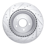 Dynamic Friction 2003-2017 Mercedes-Benz E320 Rear Right Dimpled & Slotted Silver Brake Rotor by Dynamic Friction Company 641-63053R