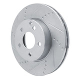 Dynamic Friction 2008-2015 Mercedes-Benz C200 (Mexico) Front Left Dimpled and Slotted Silver Brake Rotor by Dynamic Friction Company 641-63084L
