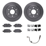 Dynamic Friction 2019-2025 Cadillac Escalade Rear Rotors with Ultimate Duty Performance Brake Pads w/Sensor/Hardware by Dynamic Friction Company 6422-47004