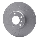 Dynamic Friction 2012-2021 BMW 340i xDrive Front GeoSPEC Coated Rotor - Dimpled and Slotted (340x30 Vented) by Dynamic Friction Company 644-31108