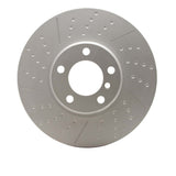 Dynamic Friction 2012-2021 BMW 340i xDrive Front GeoSPEC Coated Rotor - Dimpled and Slotted (340x30 Vented) by Dynamic Friction Company 644-31108