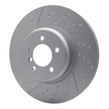 Dynamic Friction 2013-2020 BMW 440i Coupe Front GeoSPEC Coated Rotor - Dimpled and Slotted (370x30 Vented) by Dynamic Friction Company 644-31112