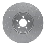 Dynamic Friction 2013-2020 BMW 440i Coupe Front GeoSPEC Coated Rotor - Dimpled and Slotted (370x30 Vented) by Dynamic Friction Company 644-31112
