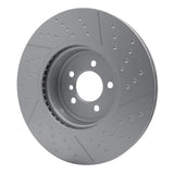 Dynamic Friction 2013-2020 BMW 440i Coupe Front GeoSPEC Coated Rotor - Dimpled and Slotted (370x30 Vented) by Dynamic Friction Company 644-31112