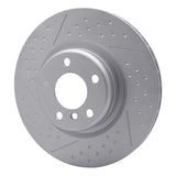 Dynamic Friction 2012-2020 BMW 230i xDrive Rear GeoSPEC Coated Rotor - Dimpled and Slotted (344x24 Vented) by Dynamic Friction Company 644-31113