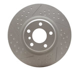 Dynamic Friction 2012-2020 BMW 230i xDrive Rear GeoSPEC Coated Rotor - Dimpled and Slotted (344x24 Vented) by Dynamic Friction Company 644-31113