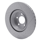 Dynamic Friction 2012-2020 BMW 230i xDrive Rear GeoSPEC Coated Rotor - Dimpled and Slotted (344x24 Vented) by Dynamic Friction Company 644-31113
