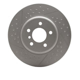 Dynamic Friction 2013-2021 BMW 428i Rear GeoSPEC Coated Rotor - Dimpled and Slotted (345x24 Vented) by Dynamic Friction Company 644-31114