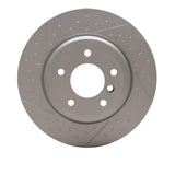 Dynamic Friction 2006-2013 BMW 330i Rear GeoSPEC Coated Rotor - Dimpled and Slotted (324x22 Vented) by Dynamic Friction Company 644-31118