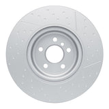 Dynamic Friction 2020-2025 BMW M440i Left Rear GeoSPEC Coated Rotor - Dimpled and Slotted by Dynamic Friction Company 644-31196D