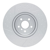 Dynamic Friction 2020-2025 BMW M340i Right Rear GeoSPEC Coated Rotor - Dimpled and Slotted by Dynamic Friction Company 644-31197D