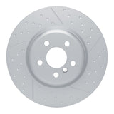Dynamic Friction 2020-2025 BMW M340i Right Rear GeoSPEC Coated Rotor - Dimpled and Slotted by Dynamic Friction Company 644-31197D