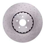 Dynamic Friction 2007-2014 Mercedes-Benz S63 AMG Front Brake Rotor - Dimpled by Dynamic Friction Company 650-63081
