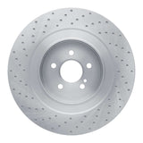 Dynamic Friction 2007-2014 Mercedes-Benz CL63 AMG Rear Brake Rotor - Dimpled by Dynamic Friction Company 650-63082