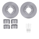 Dynamic Friction 1976-1979 Lotus Elite Front Rotors with 5000 Advanced Brake Pads w/Hardware by Dynamic Friction Company 6512-22010