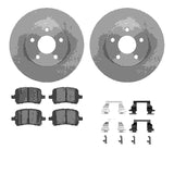 Dynamic Friction 2006-2011 Chevrolet HHR Front Rotors with 5000 Advanced Brake Pads w/Hardware by Dynamic Friction Company 6512-47185