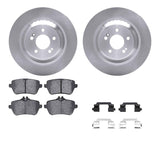 Dynamic Friction 2014-2021 Mercedes-Benz Maybach S550 Rear Rotors with 5000 Advanced Brake Pads w/Hardware by Dynamic Friction Company 6512-63481