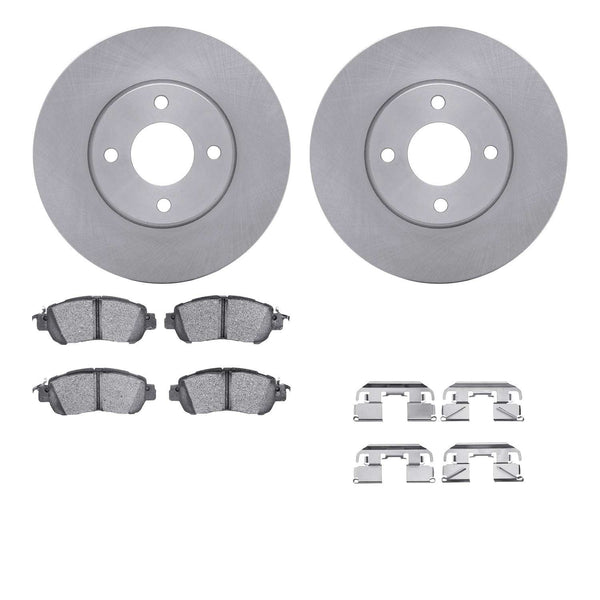 Dynamic Kicks Front Dynamic Friction 2017-2025 Nissan Kicks Front Rotors with 5000 Advanced ...