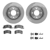 Dynamic Friction 2016-2024 Dodge Attitude Front Rotors with 5000 Advanced Brake Pads w/Hardware by Dynamic Friction Company 6512-72323