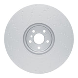 Dynamic Friction 2019-2022 BMW X5 Right Front GeoSPEC Coated Rotor - Dimpled (395x36 Vented) by Dynamic Friction Company 654-31165D