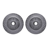 Dynamic Friction 1973-1993 Ford E-20100 Econoline Front Drilled & Slotted Silver Rotors by Dynamic Friction Company 7002-54026