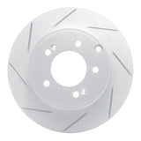 Dynamic Friction 2005-2020 Hyundai Tucson Rear Left Slotted Geoperformance Rotor by Dynamic Friction Company 810-03021L
