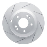 Dynamic Friction 2010-2016 Hyundai Genesis Coupe Rear Left Slotted Geoperformance Rotor by Dynamic Friction Company 810-03033L