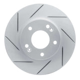 Dynamic Friction 2011-2025 Hyundai Veloster Front Left Slotted Geoperformance Rotor by Dynamic Friction Company 810-03038L