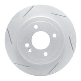 Dynamic Friction 2012-2025 Dodge Attitude (Mexico) Rear Left Slotted Geoperformance Rotor by Dynamic Friction Company 810-03041L