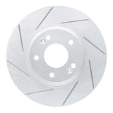 Dynamic Friction 2010-2013 Hyundai Santa Fe Front Left Slotted Geoperformance Rotor by Dynamic Friction Company 810-03051L