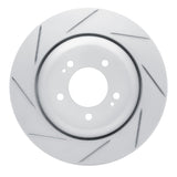 Dynamic Friction 2019-2025 Hyundai Veloster N Rear Left Slotted Geoperformance Rotor by Dynamic Friction Company 810-03062L