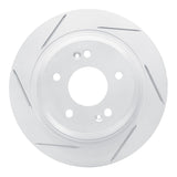 Dynamic Friction 2018-2025 Hyundai Kona Rear Left Slotted Geoperformance Rotor by Dynamic Friction Company 810-03063L
