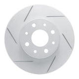 Dynamic Friction 2013-2019 Fiat 500E Rear Left Slotted Geoperformance Rotor by Dynamic Friction Company 810-07005L