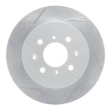Dynamic Friction 2014-2019 Fiat 500L Front Left Slotted Geoperformance Rotor by Dynamic Friction Company 810-07006L