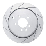 Dynamic Friction 2005-2016 Land Rover Discovery (Latin America) Rear Left Slotted Geoperformance Rotor by Dynamic Friction Company 810-11010L