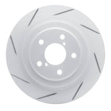 Dynamic Friction 2005-2009 Subaru Impreza Rear Left Slotted Geoperformance Rotor by Dynamic Friction Company 810-13019L