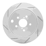 Dynamic Friction 2010-2025 Scion FR-S Rear Left Slotted Geoperformance Rotor by Dynamic Friction Company 810-13023L