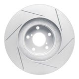 Dynamic Friction 2004-2025 Scion FR-S Front Left Slotted Geoperformance Rotor by Dynamic Friction Company 810-13034L