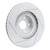 Dynamic Friction 2004-2025 Scion FR-S Front Left Slotted Geoperformance Rotor by Dynamic Friction Company 810-13034L