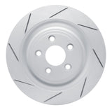 Dynamic Friction 2006-2015 Jaguar XJ Rear Left Slotted Geoperformance Rotor by Dynamic Friction Company 810-20018L