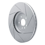 Dynamic Friction 2016-2024 Jaguar XF Front Left Slotted Geoperformance Rotor by Dynamic Friction Company 810-20032L