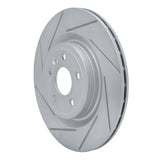 Dynamic Friction 2017-2020 Jaguar I-Pace Rear Left Slotted Geoperformance Rotor by Dynamic Friction Company 810-20034L
