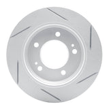 Dynamic Friction 2017-2025 Hyundai Ioniq Rear Left Slotted Geoperformance Rotor by Dynamic Friction Company 810-21034L