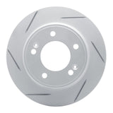 Dynamic Friction 2017-2025 Hyundai Ioniq Rear Left Slotted Geoperformance Rotor by Dynamic Friction Company 810-21034L