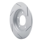 Dynamic Friction 2017-2025 Hyundai Ioniq Rear Left Slotted Geoperformance Rotor by Dynamic Friction Company 810-21034L