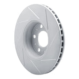 Dynamic Friction 1999-2009 Volvo XC70/S60/S80/V70 Front Left Slotted Geoperformance Rotor by Dynamic Friction Company 810-27028L
