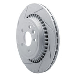 Dynamic Friction 2010-2017 Volvo XC60 Rear Left Slotted Geoperformance Rotor by Dynamic Friction Company 810-27044L
